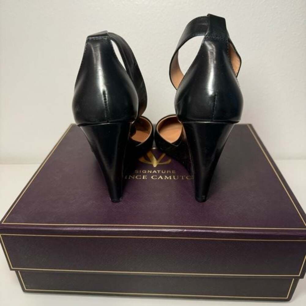 Vince Camuto VI-SOLANNA Black Resina Wedge - Picture 4 of 9